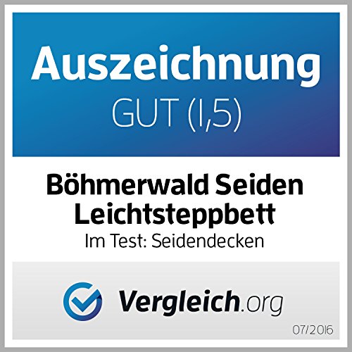 Böhmerwald Naturalny Koc, Jedwab, Biały, 135 x 200 cm - obrazek 2