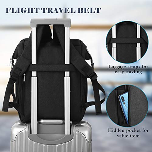 Plecak na laptopa Kobiety 15,6 cala, damski plecak Torba do pracy Kabi - obrazek 3