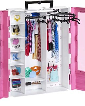 Barbie, Fashionistas Szafa Na Ubranka Przenośna Zabawka GBK11