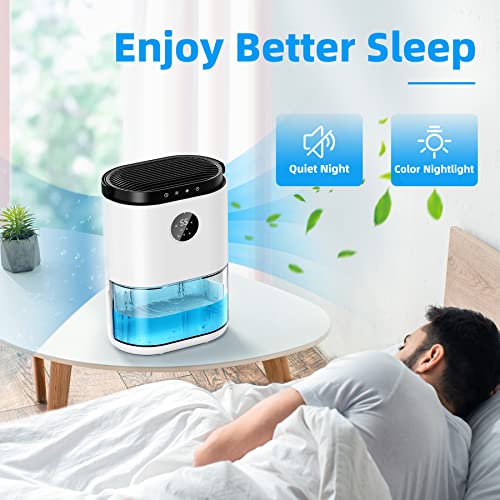 CONOPU OZC20S02 osuszacz powietrza do domu elektryczny osuszacz powietrza 2300 ml do sypialni łazienki automatyczne rozmrażanie 3 tryby regulacji wilgotności biały OZC20S02 - obrazek 3