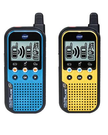 VTech KidiTalkie – 4in1 Kinder-Walkie-Talkie mit LCD-Display, Spielen, Stimmverzerrer, Emojis und vielem mehr – Für Kinder von 4-12 Jahren