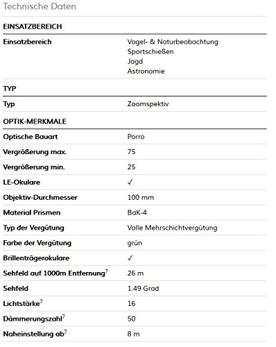 Bresser Luneta Pirsch 25-75x100 45° - obrazek 3