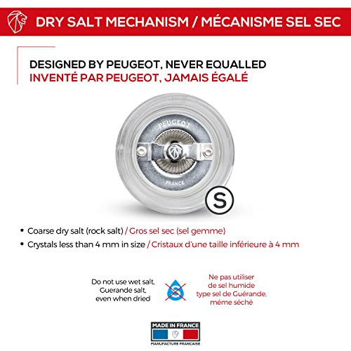 Peugeot 900812/SME Nancy Salzmühle Acryl, 5,3 x 5,3 x 12 cm, transparent - obrazek 7