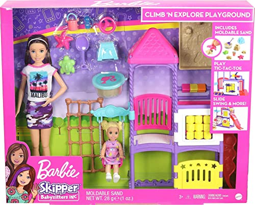 Barbie Skipper Babysitters Zestaw z Lalką, Wielokolorowy, Od 3 lat, GHV89 - obrazek 2