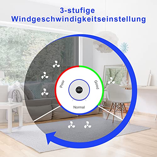 Oczyszczacz powietrza, UNbeaten Air Purifier z filtrem HEPA, H13, do m - obrazek 6