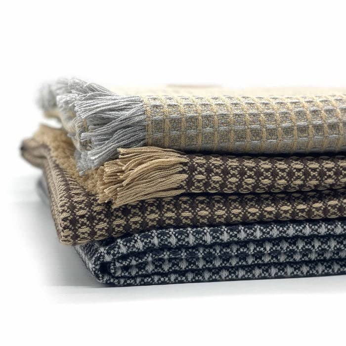 Inkari Ręcznie wykonany koc z alpaki 210 x 140 cm – puszysty koc z wełny alpaki i merynosów – wełniany koc idealnie nadaje się jako narzuta na sofę, koc do mieszkania lub na kanapę - obrazek 2
