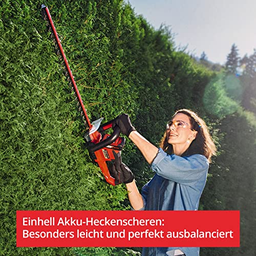 Einhell Akku-Heckenschere GE-CH 1855/1 Li-Solo Power X-Change Volks.Akku (18 V, 55 cm Schnittlänge, 18 mm Zahnabstand, inkl. Schnittgutsammler, ohne Akku) - obrazek 15