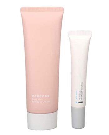 Zestaw kremów do depilacji, delikatny krem do depilacji zmniejszający podrażnienia skóry pod pachami u mężczyzn