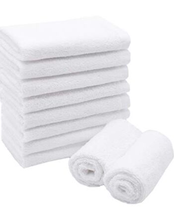 ZOLLNER Małe Ręczniki 10 Szt. do Rąk 30x30 cm Bawełniane Frotte Grube