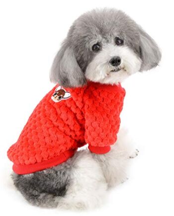 ZUNEA Sweter dla małego psa, sweter dla szczeniaka, płaszcz zimowy, ci