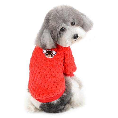 ZUNEA Sweter dla małego psa, sweter dla szczeniaka, płaszcz zimowy, ci - obrazek 8