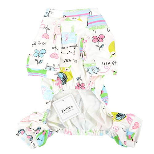 Zunea Mały kombinezon dla psa, czarująca myszka, kwiat, kombinezony z - obrazek 6