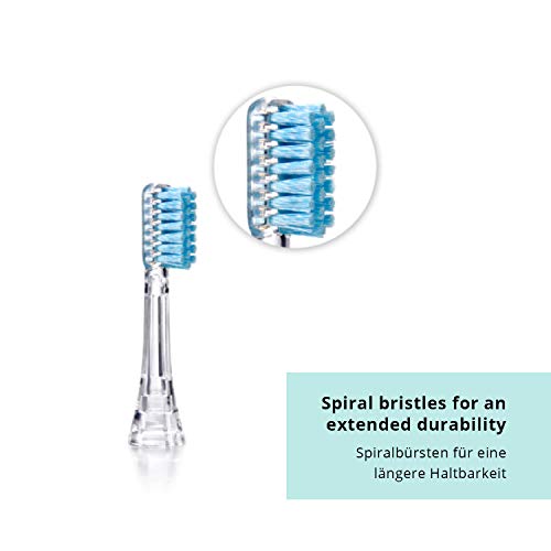 ION-Sei Zamienne głowice do szczoteczek do zębów ION-Sei/nasadka do szczoteczki do zębów normalna twardość/końcówki do elektronicznej szczoteczki do zębów/główka szczoteczki do zębów - obrazek 7
