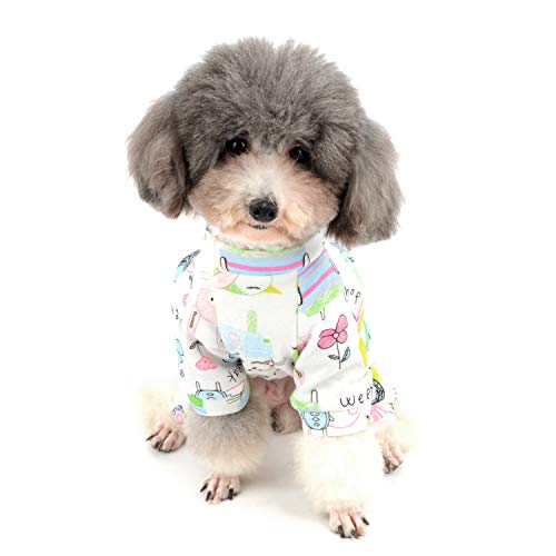 Zunea Mały kombinezon dla psa, czarująca myszka, kwiat, kombinezony z - obrazek 4
