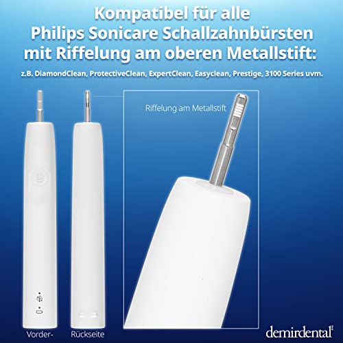 8 Sztuki demirdental kompatybilny dla Philips Sonicare Końcówki z węgi - obrazek 5