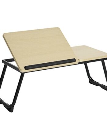 MEUBLE COSY Taca na łóżko, stolik pod laptopa, regulowana wysokość, stół śniadaniowy, stojak na notebooka, składane nogi do sofy, łóżka, komputera, PC, czarny