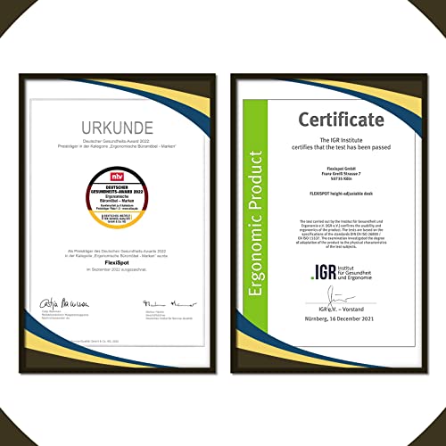 Flexispot Basic Biurko do siedzenia i stania 120x60 (73-121) cm, 2-stopniowa regulacja wysokości, biurko elektryczne z pojedynczym silnikiem, panel z 2 przyciskami, łatwy montaż (biała rama+klonowy blat) - obrazek 5
