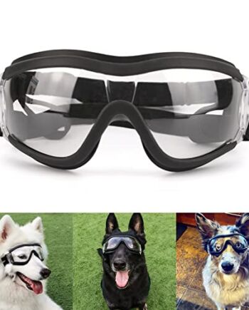 PETLESO Okulary przeciwsłoneczne dla dużych psów, łatwe do noszenia, o