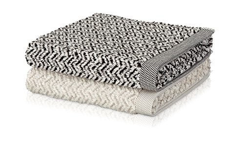 möve Brooklyn ręcznik w jodełkę 50 x 100 cm z 85% bawełny / 10% wiskoz - obrazek 4