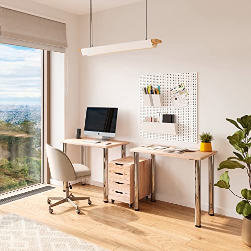 Emuca - Blaty stołowe do stołu jadalnego lub biurka, 900x500, Efekt dąb, Drewno - obrazek 4