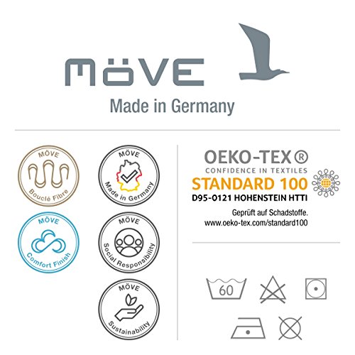 möve Brooklyn ręcznik w jodełkę 50 x 100 cm z 85% bawełny / 10% wiskoz - obrazek 2