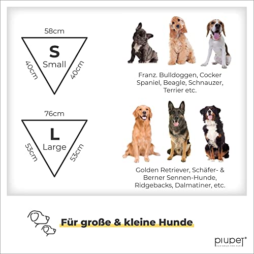 PiuPet® Bandany dla psów (Large) - Zestaw 2 bandan dla psów - Stylowe - obrazek 5