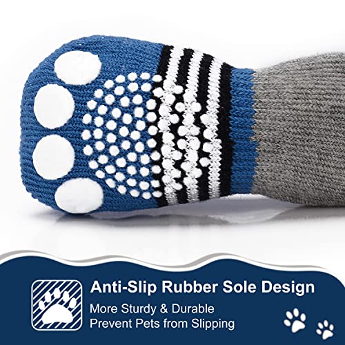 PETLOFT Antypoślizgowe Skarpetki dla Psów, 4 szt. Wnętrz Non-Slip Skar - obrazek 4