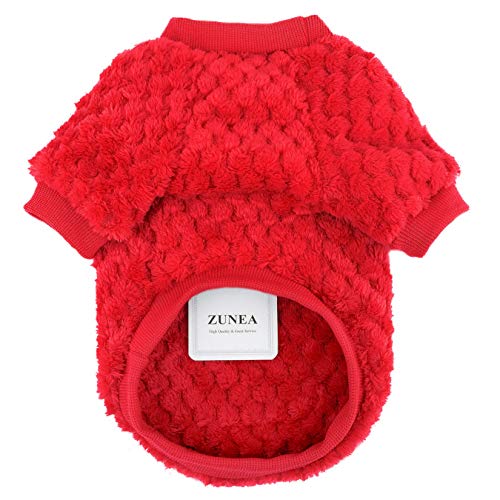 ZUNEA Sweter dla małego psa, sweter dla szczeniaka, płaszcz zimowy, ci - obrazek 6