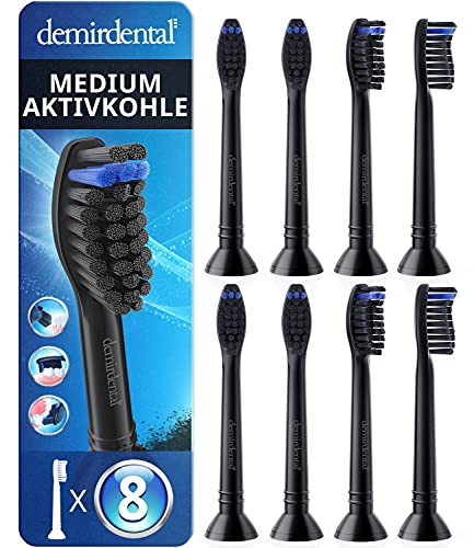 8 Sztuki demirdental kompatybilny dla Philips Sonicare Końcówki z węgi