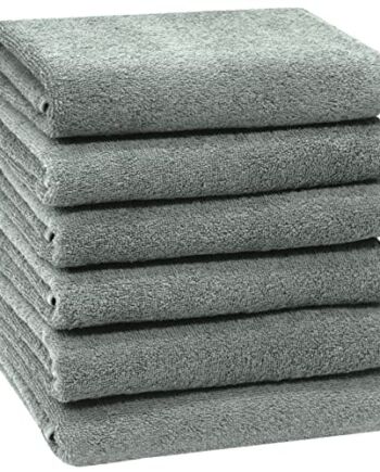 ZOLLNER Zestaw 2 Białe Dywaniki Łazienkowe 50x70 cm, 600g/m2 100% bawe