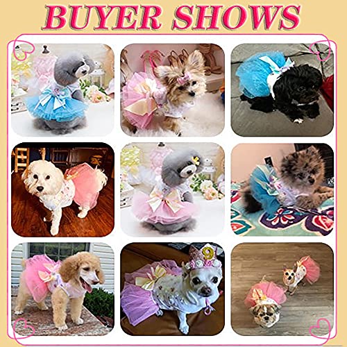 Izefia Sukienka dla psa, spódnica dla szczeniaka, sukienka księżniczki - obrazek 6