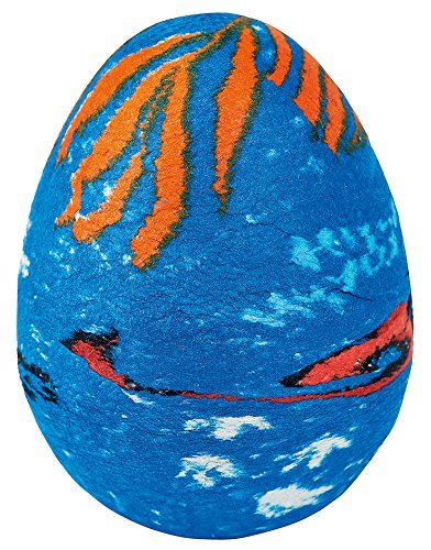 moses 40214 magiczny ręcznik jajko – fajny ręcznik na urodziny dziecka, mały bawełniany ręcznik do rąk i twarzy, 100% bawełna z motywem dinozaurów, 30 x 60 cm, wielokolorowy - obrazek 3