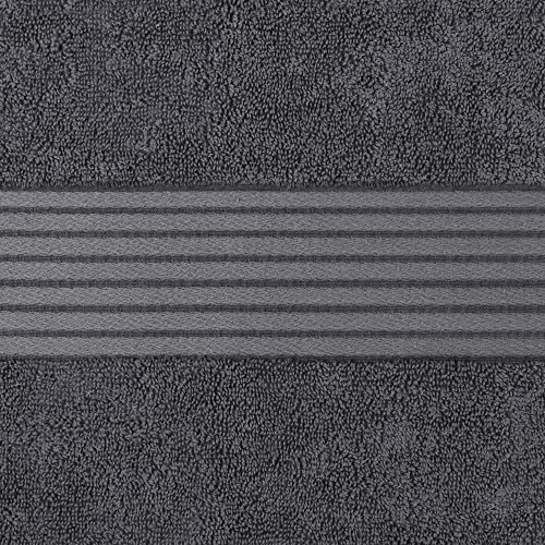 Utopia Towels - Luksusowy bardzo duży ręcznik kąpielowy - 100% czesana bawełna pierścieniowa, bardzo miękka i bardzo chłonna, grube duże ręczniki łazienkowe 90 x 180 CM, duży ręcznik łazienkowy (szary) - obrazek 8