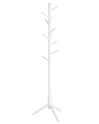 VASAGLE wolnostojący wieszak na płaszcze z litego drewna, w kształcie