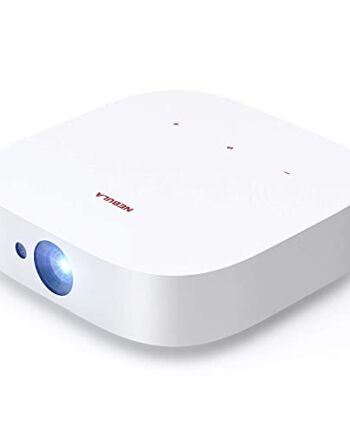 Anker NEBULA przenośny projektor solarny, 1080p, projektor z Dolby Digital Plus, 2 x głośnik 3 W, obsługuje 4K, Android TV, z uchwytem, autofokus, moc akumulatora 3 h, korekcja trapezu, cyfrowy zoom