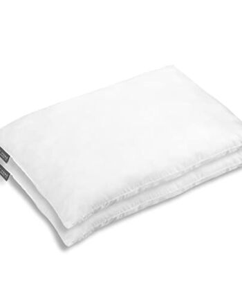 Poduszki 40 x 80 cm, zestaw 2 sztuk, białe, 40 x 80 cm, zestaw 2 sztuk, poduszki do spania – Made in Green, certyfikowane, hipoalergiczne, oddychające, nadają się do prania, miękkie, łatwe w pielęgnacji, jakość hotelowa