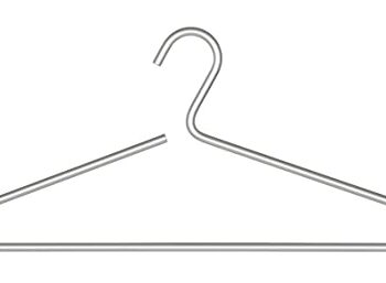 Wenko Wieszak na ubrania Lux, srebrny wieszak na ubrania i garderobę,