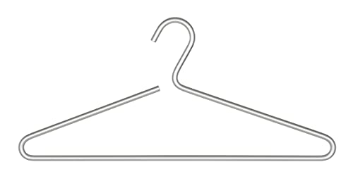 Wenko Wieszak na ubrania Lux, srebrny wieszak na ubrania i garderobę,