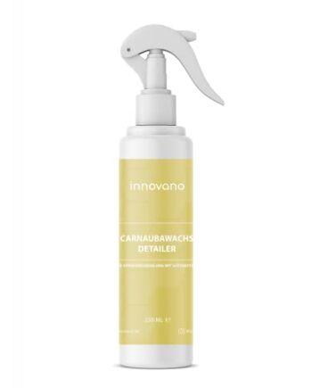 Innovano Carnauba wosk w sprayu 250 ml, wosk w sprayu do samochodu, politura samochodowa zapewniająca połysk i ochronę, nanopowłoka, wyprodukowano w Niemczech