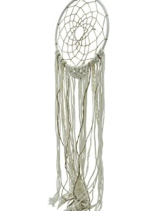 HEITMANN DECO - Łapacz snów styl makramy - beżowy - ok. 20 x 65 cm - dekoracja ścienna