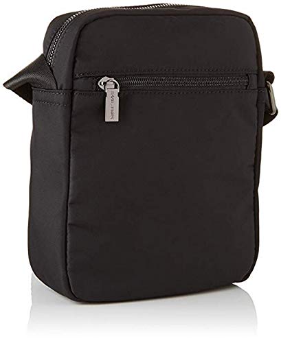 David jones - Męska Torba na Ramię Mała - Nylonowa Torba Listonoszka - Torby Crossbody Messenger Wiele Kieszeni - Mężczyzn Torebka Robocza Biznesowa Biurowa - Czarny - obrazek 4