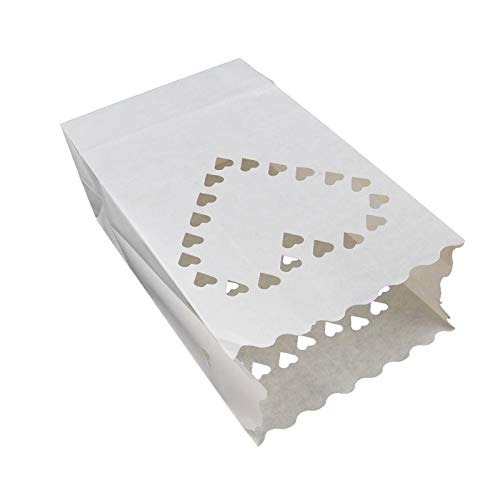 OTOTEC 20 x papierowa świeca świecąca świeczka świeczka świeczka świecznik na przyjęcia weselne - obrazek 6