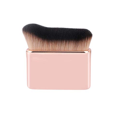 Pędzel do podkładu, profesjonalny pędzel do makijażu, Kabuki, pędzel do twarzy, falisty kształt, szczotka do ciała, do mieszania płynnego balsamu, pudru, kremu, korektora