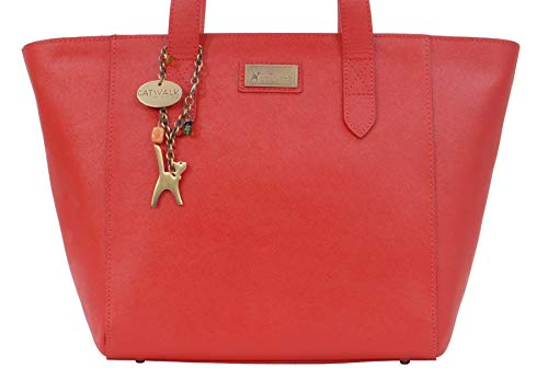 Catwalk Collection Handbags - Damska Duża Torebka Typu Tote Zasuwana - - obrazek 6