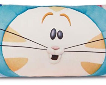 Nici 44246 prostokątna poduszka kot Hoodie 43 x 25 cm, z popularnej serii Pat der Pund, niebieska