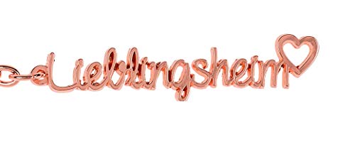 Bavaria Home Style Collection - Poduszka ozdobna - dekoracyjna - poduszka - napis "Lieblingsmensch" - kolor kremowy beżowy i szary - nadaje się do prania - pomysł na prezent (szary - antracytowy) - obrazek 2