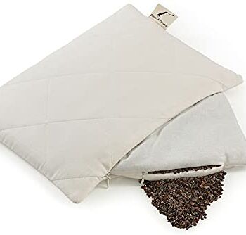 Poduszka łuska gryki organiczną ekologiczna Dream and Dreams - poduszka gryczaną bio eco naturalna 30 x 40 cm