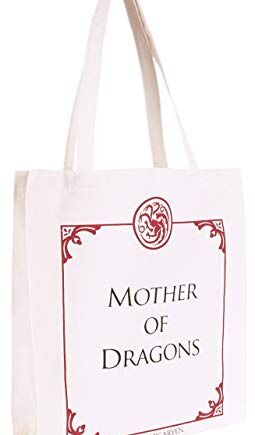 Beżowa bawełniana torba na zakupy TARGARYEN GAME OF THRONES