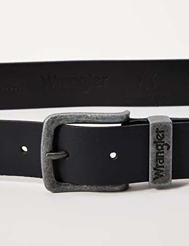 Wrangler Metal Loop Brown Pasek Mężczyźni, Czarny, 95 - obrazek 3