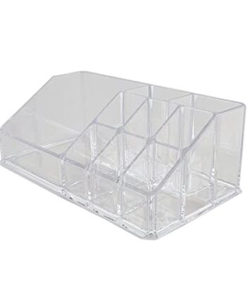 Pieoaoe eauty organizer na kosmetyki do makijażu i szminki, przezroczysty pojemnik do przechowywania kosmetyków, do sypialni, łazienki